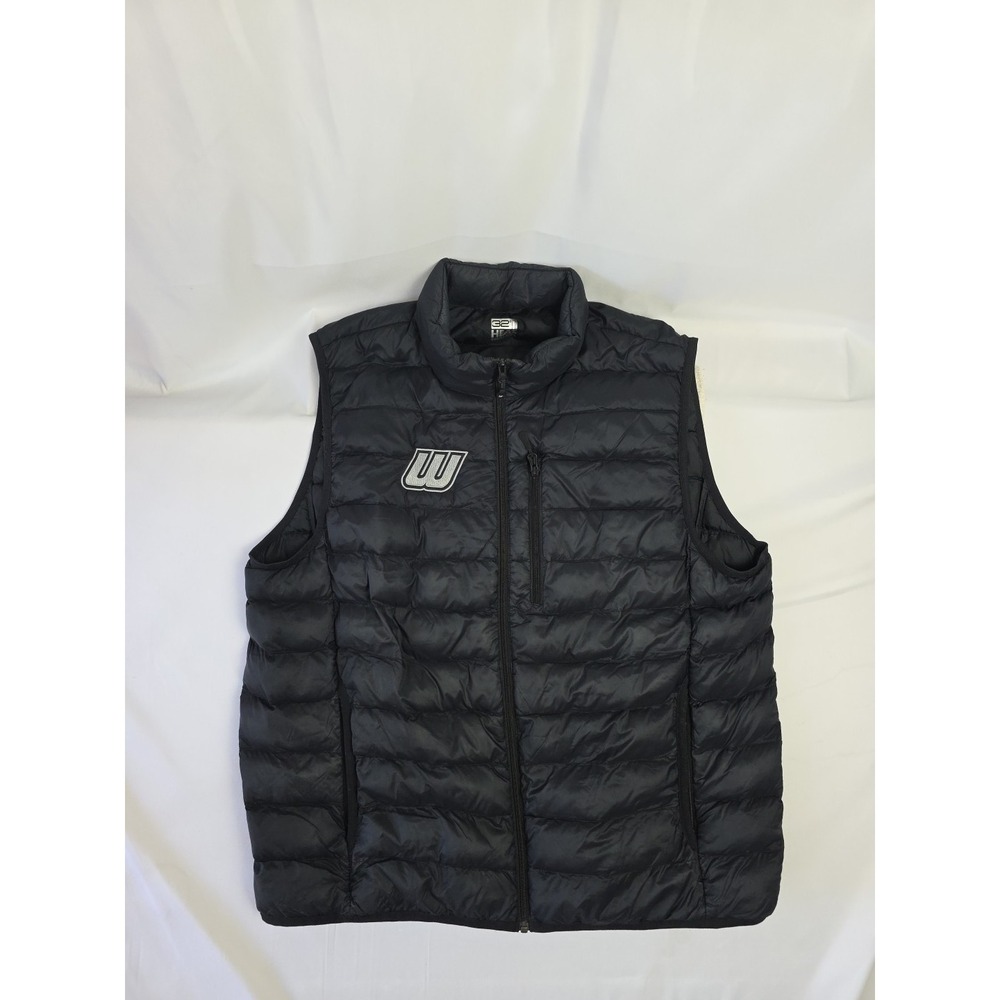 32 Degrees Heat Black Puffer Vest Men's XL